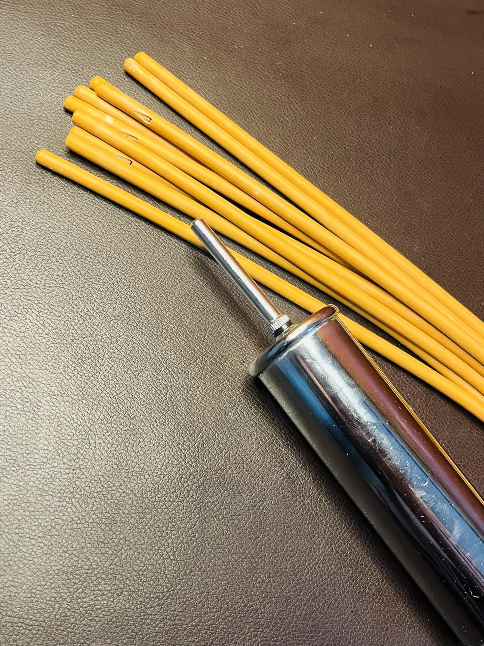 Anuvasan basti steel syringe and catheters